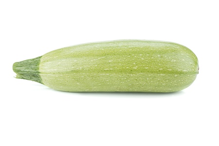 Fresh marrow vegetable. Isolated on white backgroundの写真素材