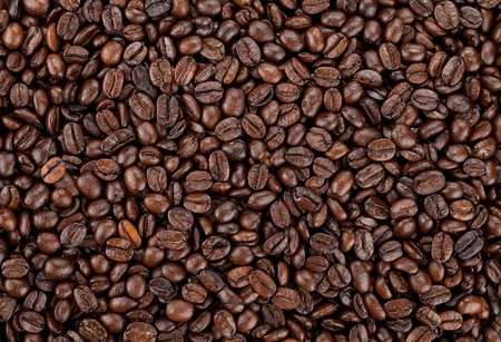 Hires coffee beans closeup backgroundの写真素材