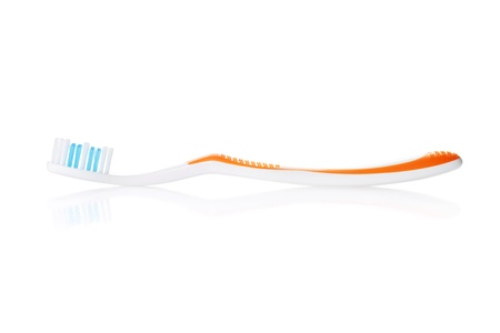 Toothbrush. Isolated on white backgroundの写真素材