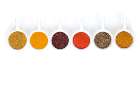 Various spices selection. 