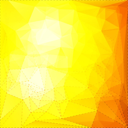 Abstract triangle mosaic gradient colorful background with dotted line structureのイラスト素材