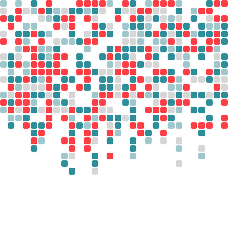 Abstract pixel mosaic colorful backgroundのイラスト素材
