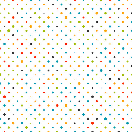 Colorful dot background pattern illustrationのイラスト素材