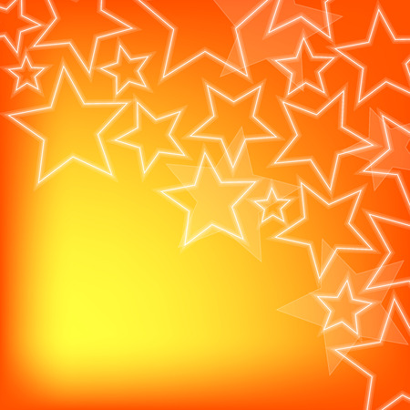 Abstract glowing stars colorful background with copy spaceのイラスト素材