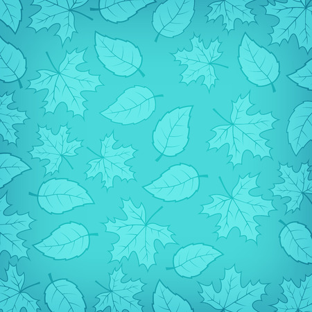 Autumn leaves gradient backgroundのイラスト素材