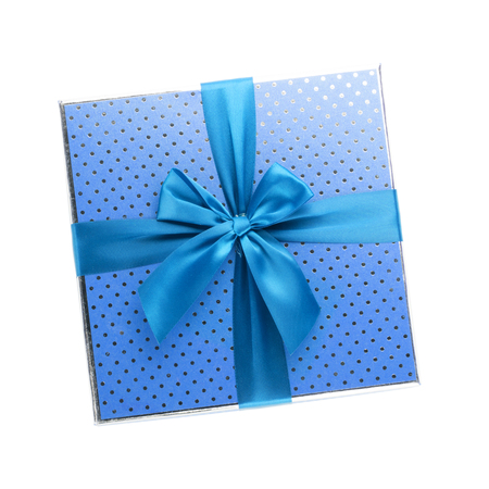 Gift box. Isolated on white backgroundの写真素材