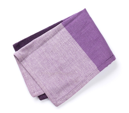 Kitchen towel. Isolated on white backgroundの写真素材