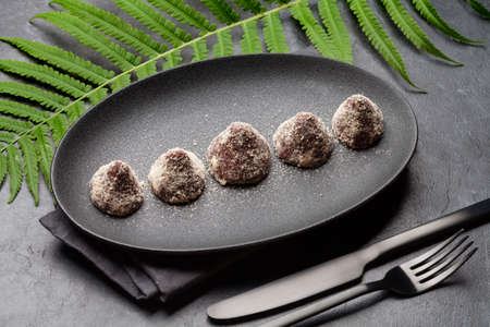 Homemade healthy vegetarian chocolate sweets