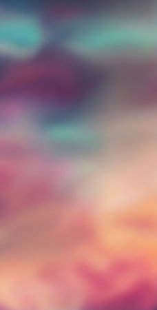 Abstract art with blurred elements and smooth gradient transitioning through pastel hues, creating a soft-focus ambient effect. Vertical backgroundの素材