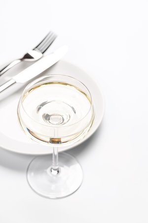 A sparkling glass of effervescent and elegant, perfect for celebrations, toasts, and special occasions. The golden bubbles rise beautifully, embodying luxury and festivityの写真素材