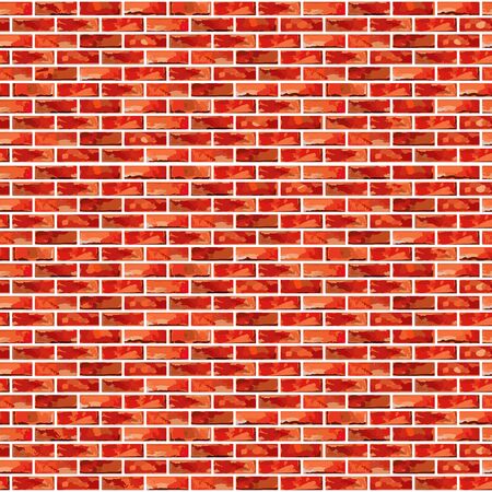 Red brick wall seamless. Texture pattern for continuous replicate.のイラスト素材