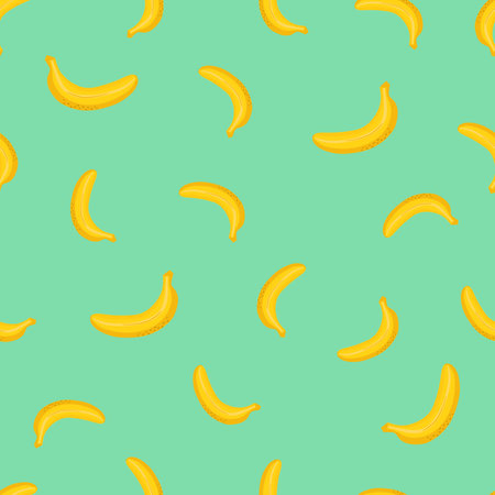 Seamless background with bananas.のイラスト素材