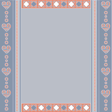 Background with heartsのイラスト素材