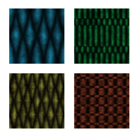 Dark seamless tiling pattern collection with abstract patternの写真素材