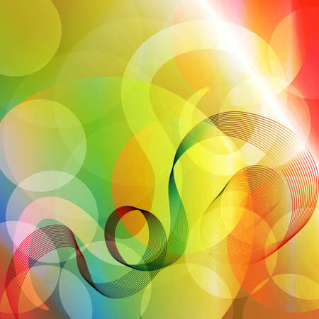 Colorful background with circlesのイラスト素材