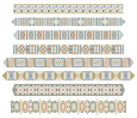 Beautiful trim or border collectionの写真素材