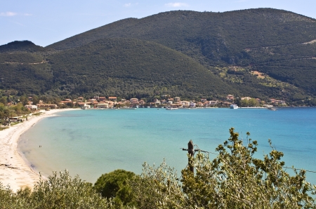 Port of Vasiliki at Lefkada island, Greece の写真素材