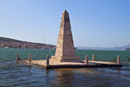 Kefalonia island in Greece  Argostoli portの写真素材