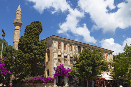 The Lotzia Mosque at Kos island in Greeceの写真素材