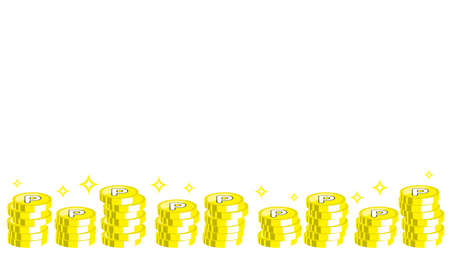 background by Pile of rewards points - vector illustration -のイラスト素材