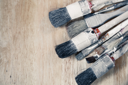 Painting brushesの写真素材