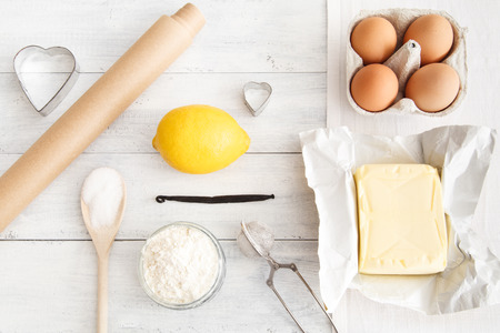 Baking ingredientsの写真素材