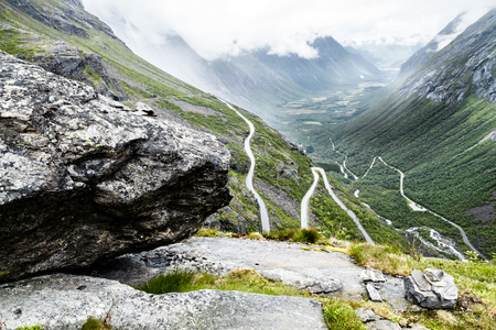 Trollstigen, Norwayの写真素材