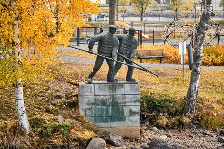 Joensuu, Finland - October 3, 2019: Sculptureのeditorial素材