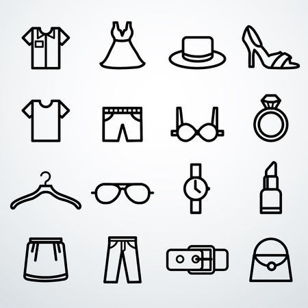 Icons set のイラスト素材