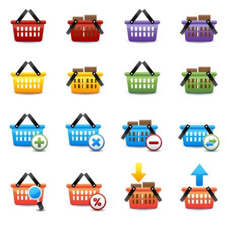 basket iconのイラスト素材