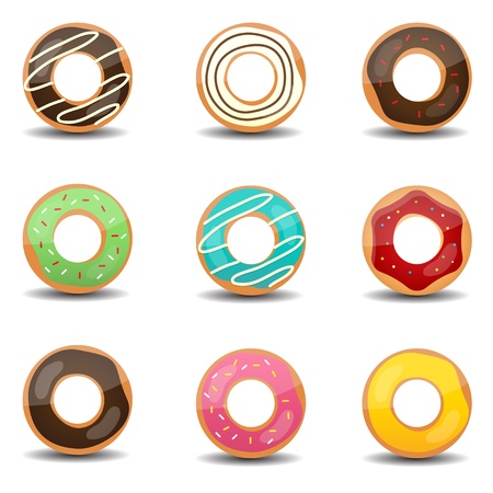 donuts iconのイラスト素材