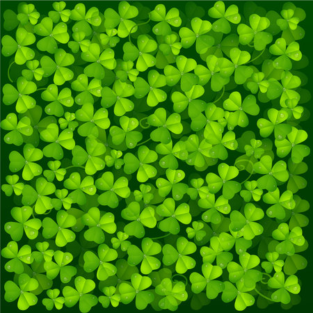 Leaf Clover Backgroundのイラスト素材