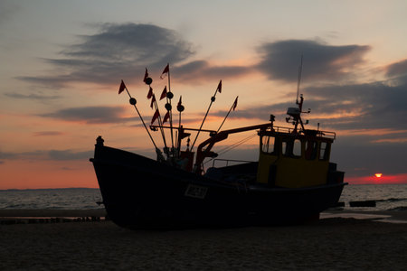 Fishing boat on the Baltic Sea