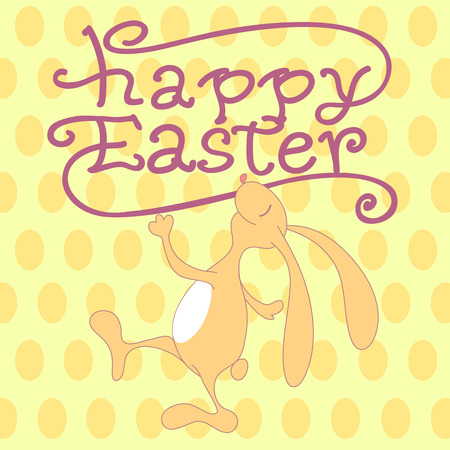 Happy Easter Bunnyのイラスト素材