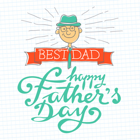 Happy Father's Dayのイラスト素材