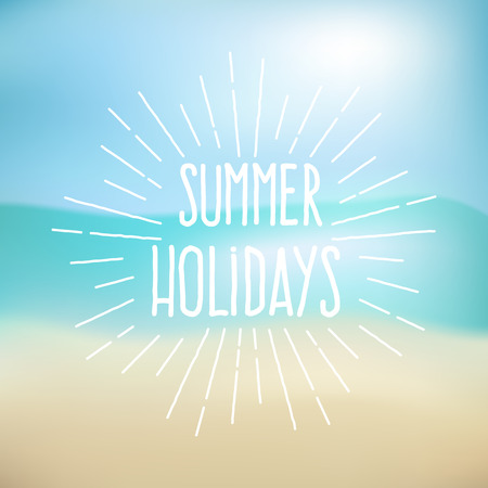 Summer Holidaysのイラスト素材