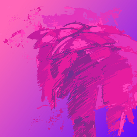 People in the Rainのイラスト素材