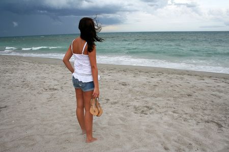 Teen watchingの写真素材