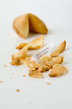 Fortune Cookie with a special message for youの写真素材