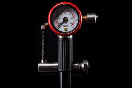 Tire air pressure gauge. Generative AIの素材