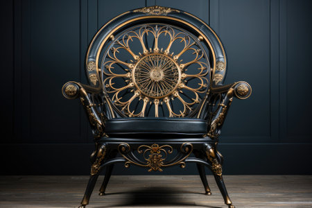 Antique armchair. Generative AIの素材