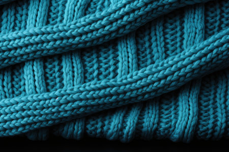 Wool knit texture background. Generative AIの素材