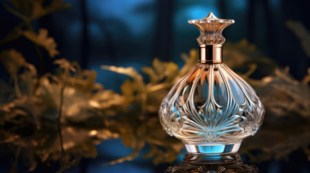 Perfume luxury bottle. Product design perfumery.の素材