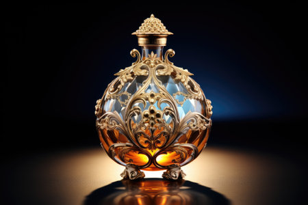 Perfume luxury bottle. Product design perfumery.の素材