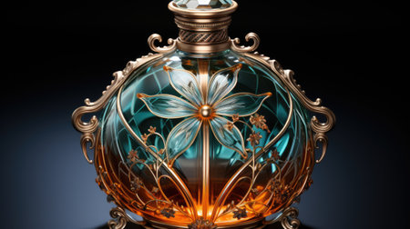 Perfume luxury bottle. Product design perfumery.の素材