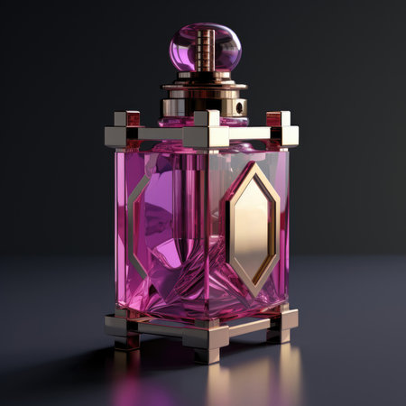 Perfume luxury bottle. Product design perfumery.の素材