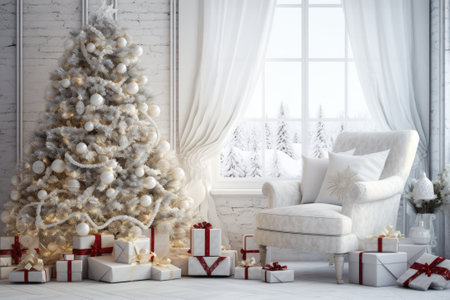 Big beautiful christmas treeの素材