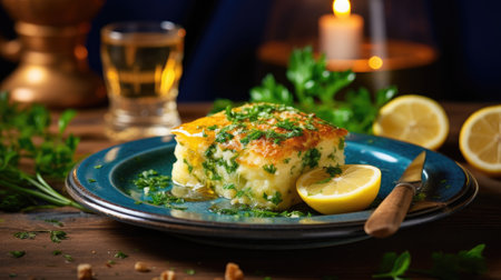Bacalhau a bras, typical dish from Portugalの素材