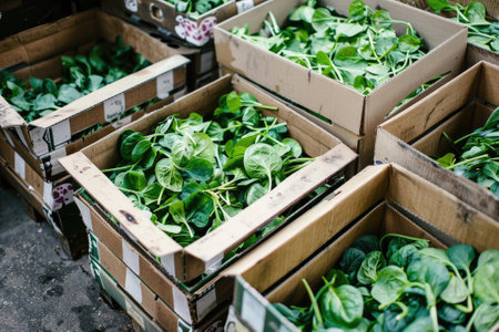 Fresh vegetables on the market.の素材
