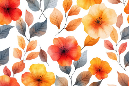 A picturesque garden path adorned with vibrant purple flowers and lush greenery, leading to a charming house in the background, embodying serenity and natural beauty.の素材